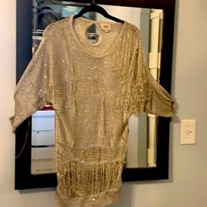 eci of NEW YORK- sparkling distressed sweater